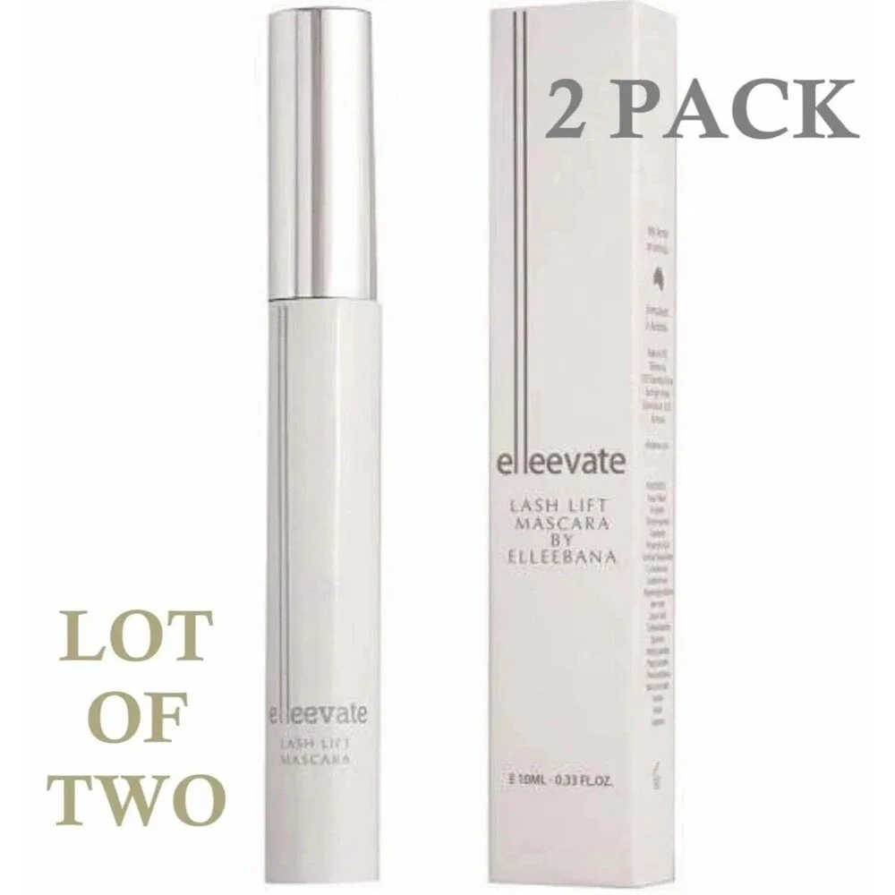 Elleevate Black Lash Lift Mascara by Elleebana (2-Pack)  - 0.33 Fl Oz